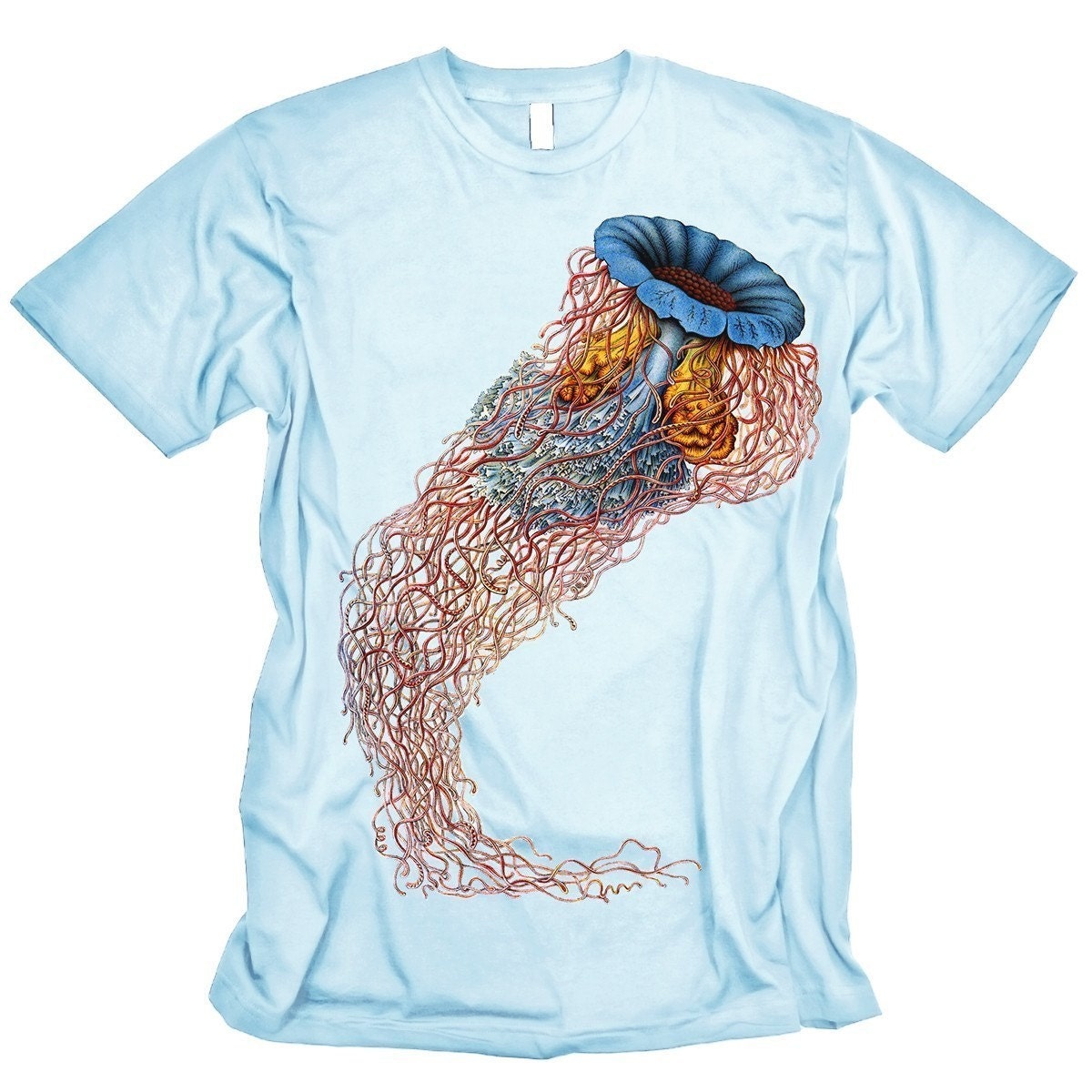Jellyfish Tshirt Vintage Ocean graphic tee MENS shirt