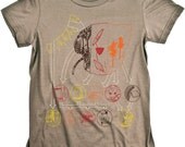 Solar Chain Shirt Science Tshirt Geeky WOMENS Tee