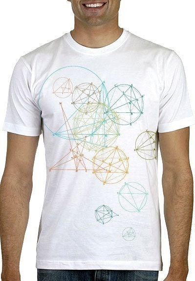 Geometry Tshirt Victorian Math Tee MENS Shirt