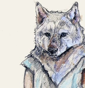 little wolf (faithful mate)- print