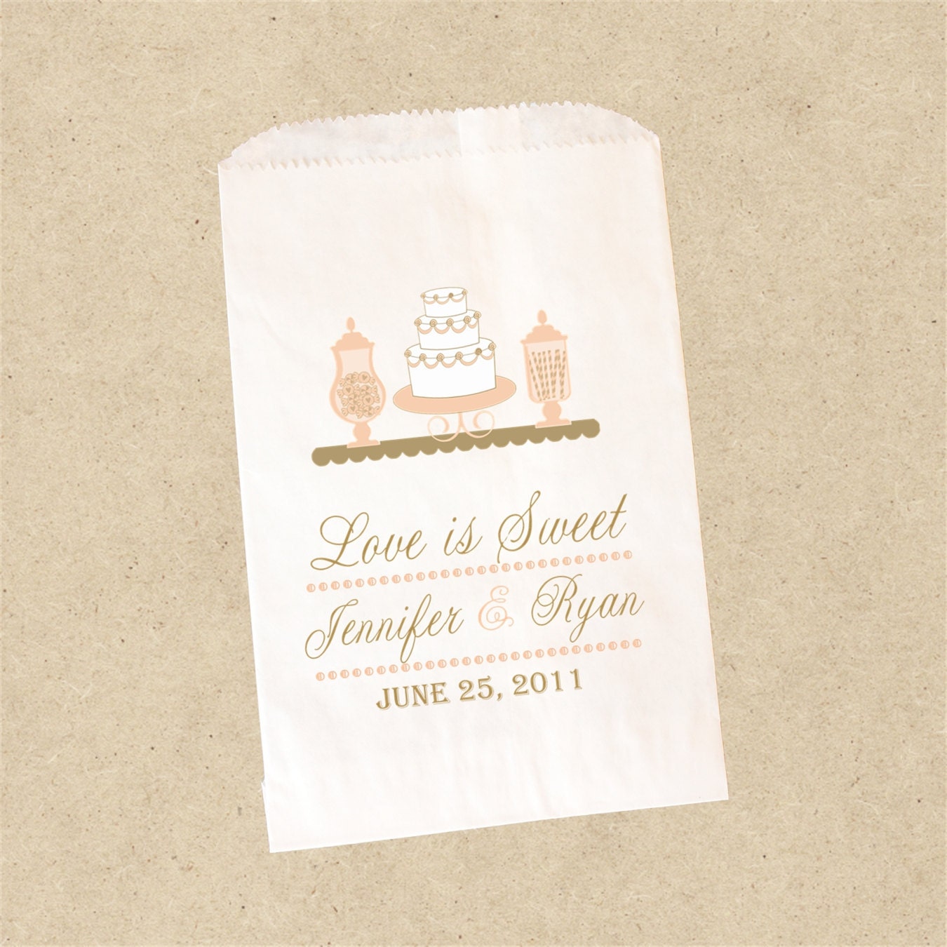 Custom Printed Candy Buffet Bags