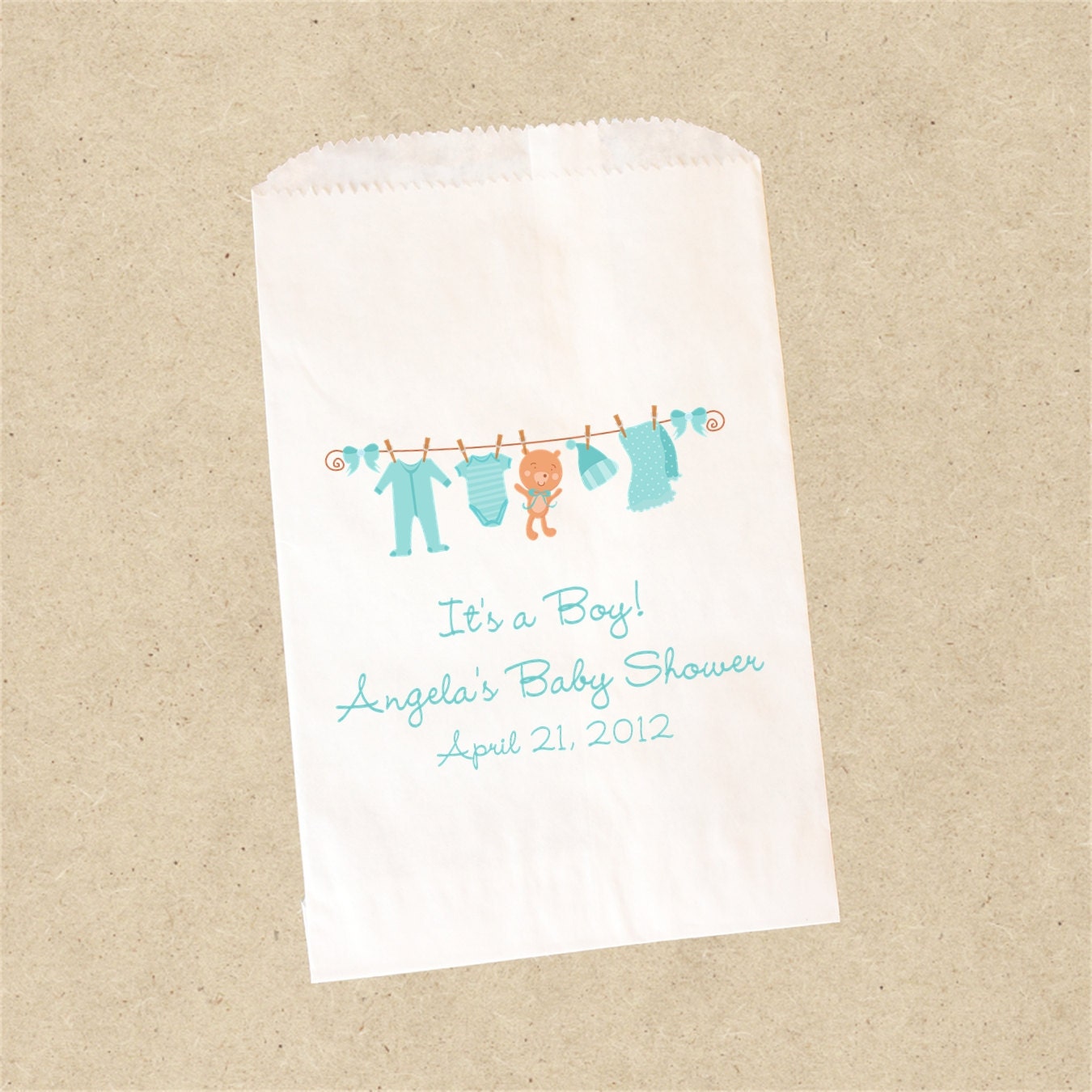 Custom Printed  Candy Buffet Bags
