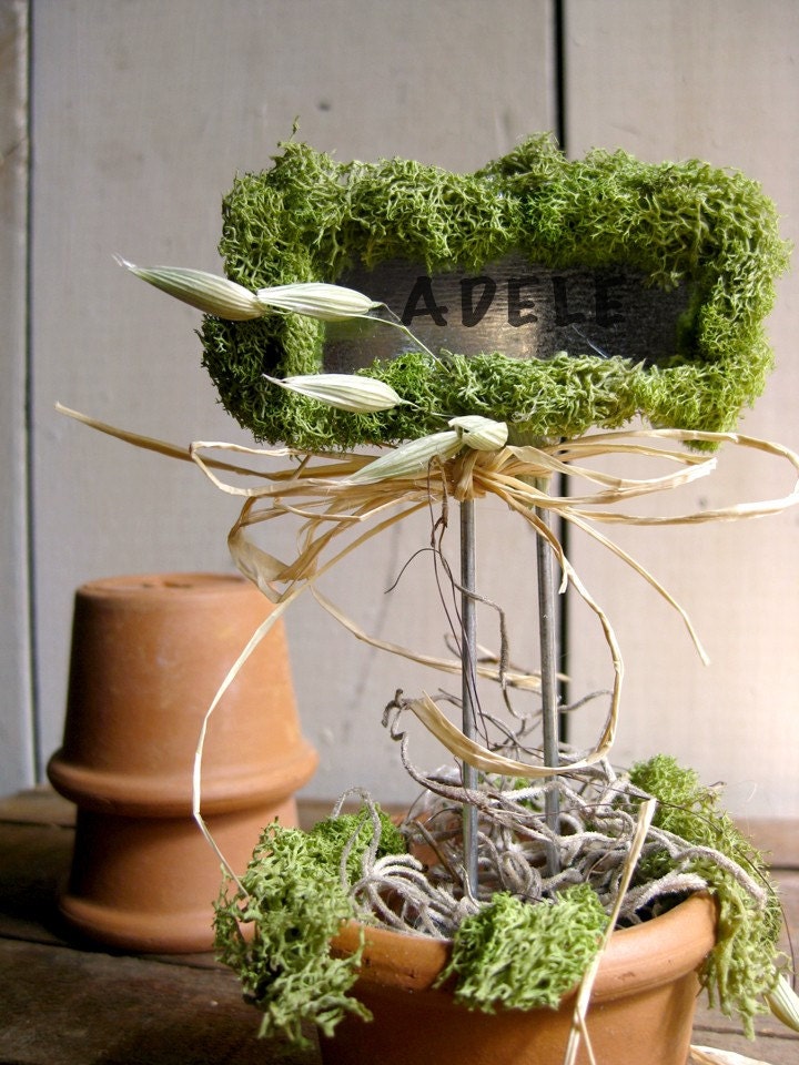 Garden Party Stakes - Five Stakes for Table Numbers, Place Cards, Weddings, Tea Parties, Bridal Showers