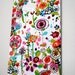 Fabric Covered Magnet Board (12" x 24") Fun Flowers