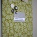 Fabric Magnet Board (9" x 12") Henna Garden-Leaf