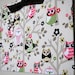 Fabric Covered Magnet Board (18" x 12") Owls in Trees