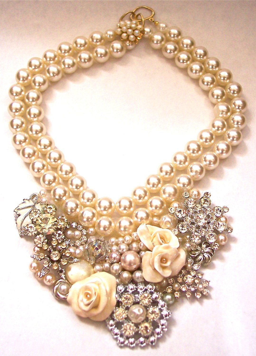 I Want To Sparkle Tonight Necklace Reinvented Vintage Rhinestones