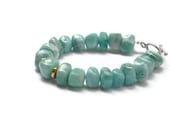Larimar bracelet 7 inches length