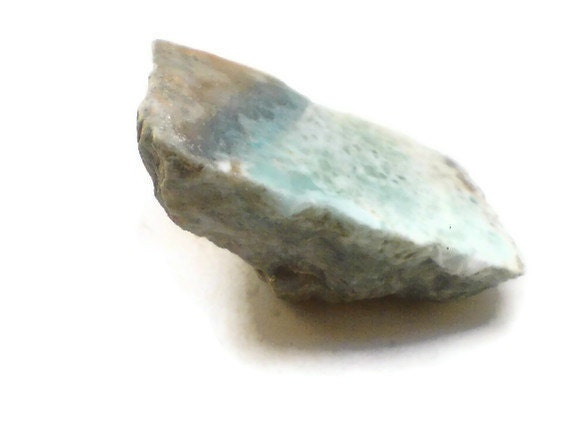Larimar slab semipolished Larimar blue pectolite winter ice blue