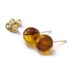 Dominican amber earrings post earrings studs minimalist style jewelry simple clean jewelry
