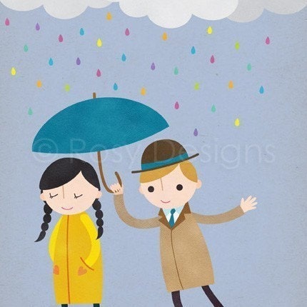 Rainy Day Love - 8 x 10 Archival Print