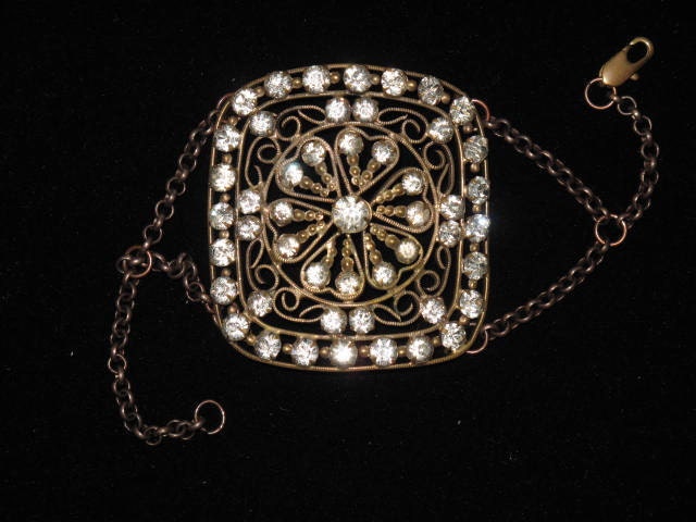 Vintage Buckle Bracelet Edwardian c1900