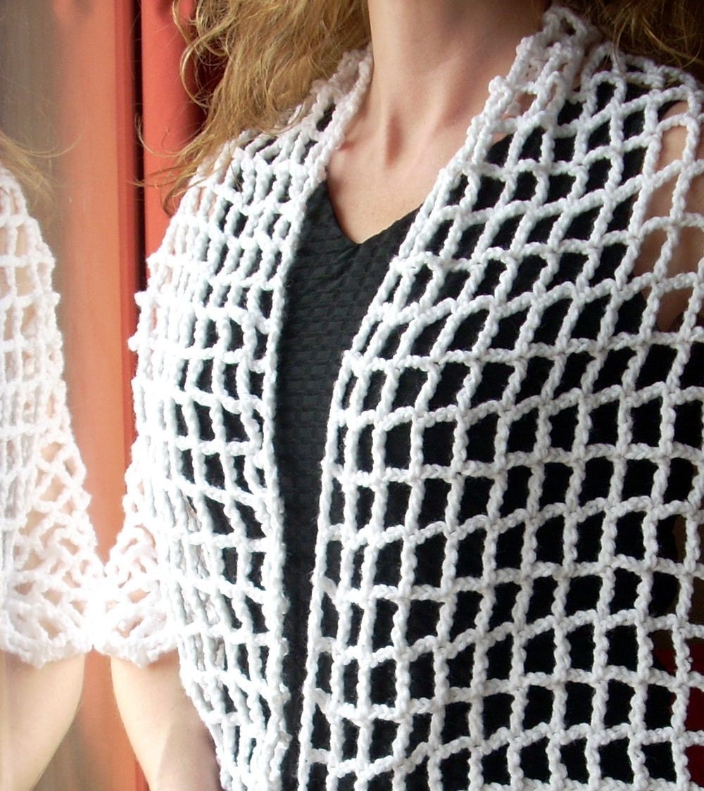 Shawl Crocheted - Pick Your Color