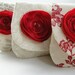 Clutch, Bridesmaids gifts, taupe, cream wedding, red, ruby