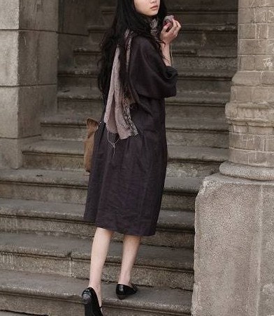 forever classics gray flax dress (more colour and size choice)-D5