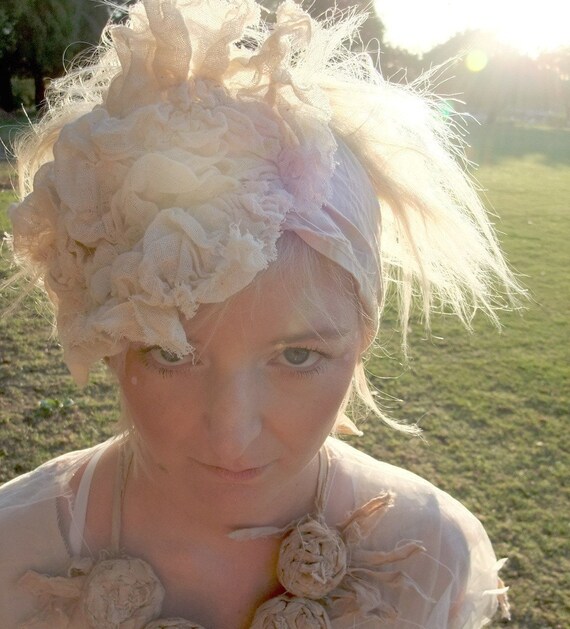 CUSTOM - Ethereal shore line Bonnet headband - by RawHemline