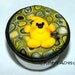 PARKER Polymer Clay CARMEX Lip Balm - Yellow Silver Black - Made to Order