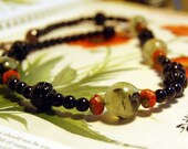 Black Lotus Intrigue Necklace (OOAK)