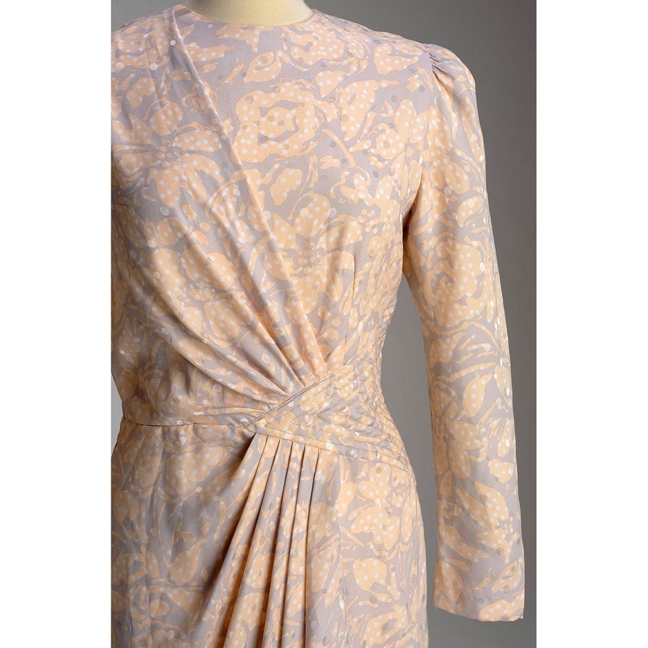 Vintage 1970s R and K Originals QUILTED Dress (M)