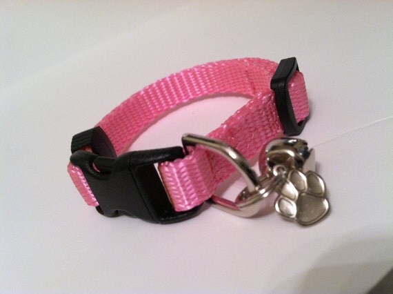 Itteh Bitteh Kitten Collar in Basic Baby Pink