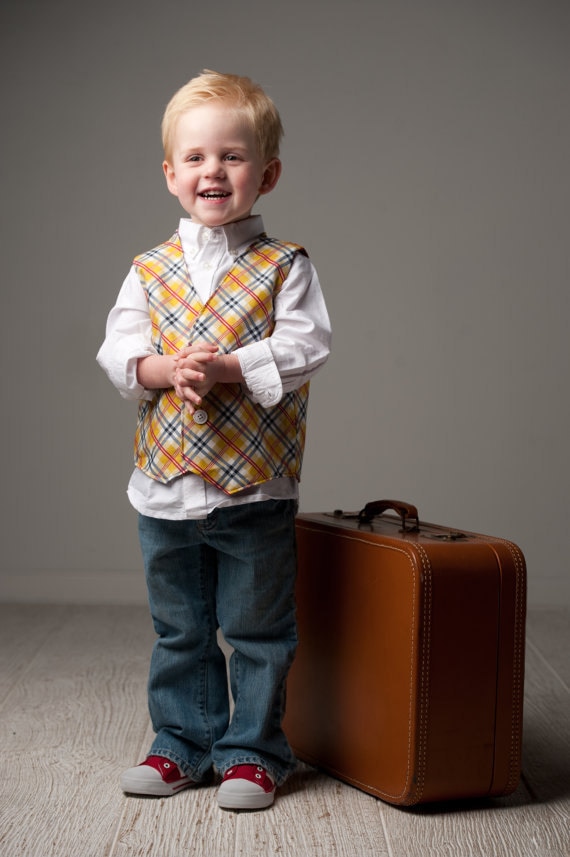 Boys Vest Sewing Pattern, Easy PDF Tutorial, 3m-7 Reversible