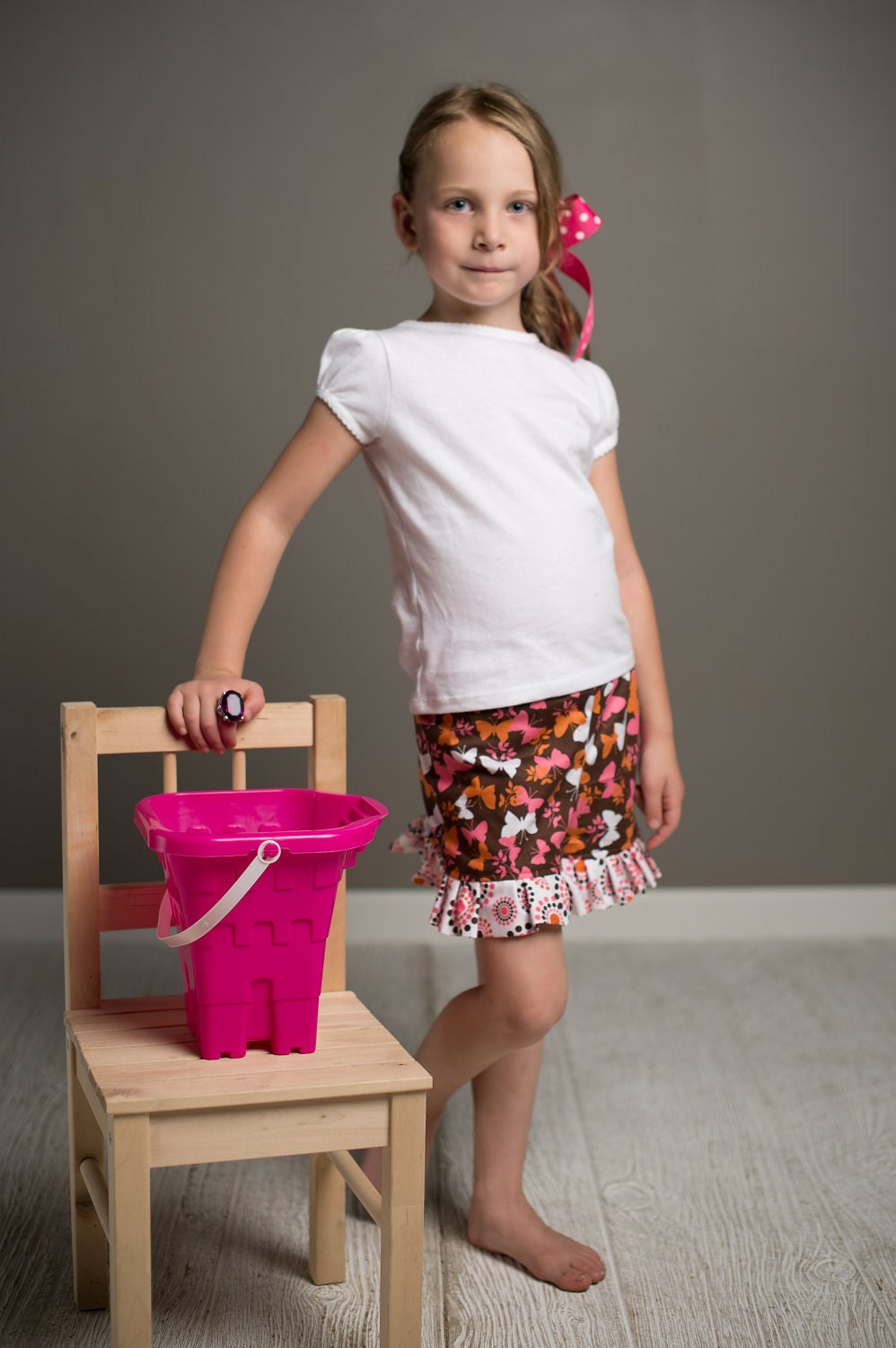 Easy Ruffle Shorts Sewing Pattern, Girls 6m-8 and doll