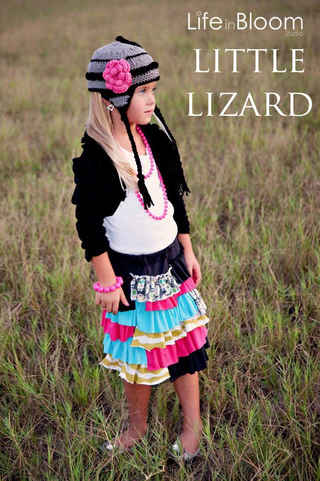 Ruffle Rumba Skirt - PDF Sewing Pattern for girls and dolls