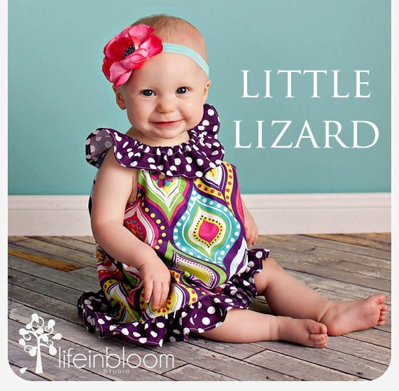 Lauren Ruffle Dress - SEWING PATTERN, Girls 3m-10