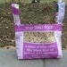 Recycled Feed Sack Purple Bird Seed Easter Basket Gift Storage Basket