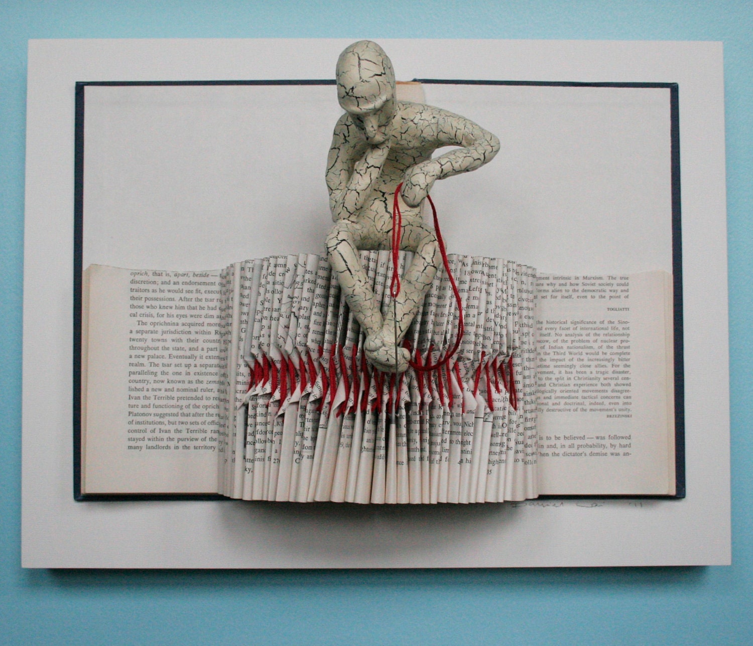 Thinker with Needle (Original Sculpture)