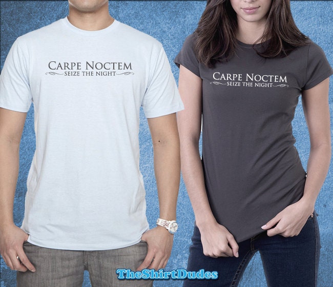 Carpe Noctem - Seize the Night gamer RPG tee t-shirt