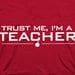 Trust me, I'm a teacher - school professor tee t-shirt