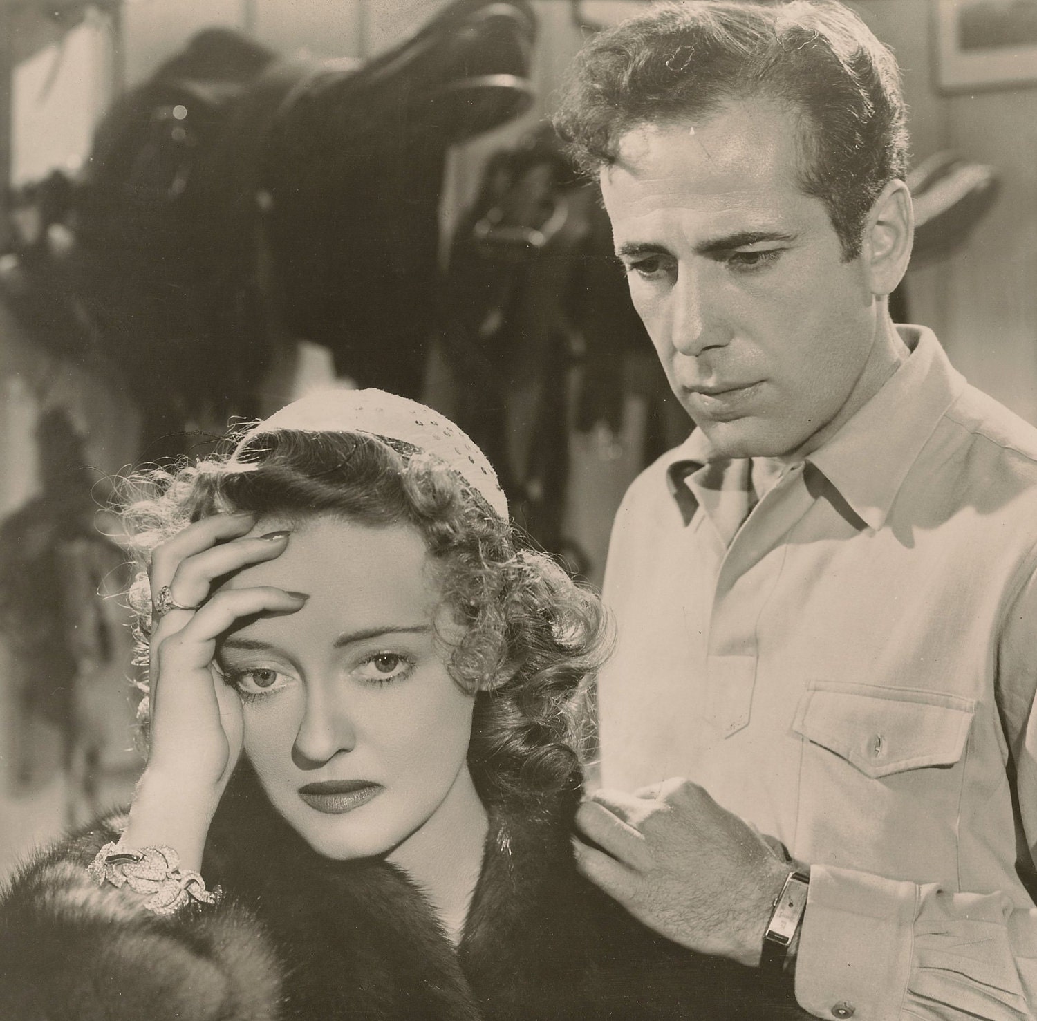 Old Hollywood Still Press Photo Betty Davis Humphrey Bogart