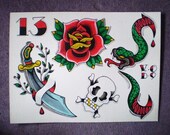 Traditional Tattoo Flash
