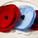wonderland poppy garland headband.