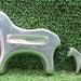 Vintage 1950's Mother Horse And Baby Colt Cookie Cutters Aluminum Cut Out Animal Shape Roll Out Recipe