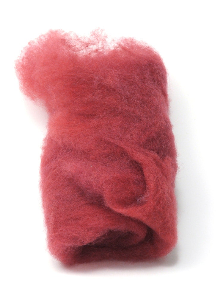 Long Wearing Merino Blend Wool - Warm Rich Red - 1 oz