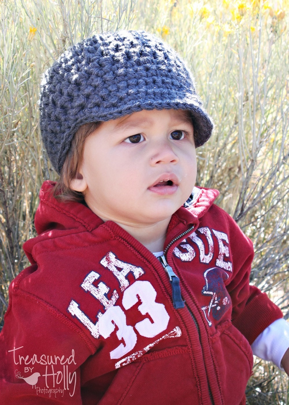 Charcoal Newsboy Cap (Baby - 4T)