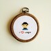 I Love Logic - Mini Cross Stitch