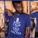 Keep Calm And Call The Doctor.  Unisex/Men American Apparel SMALL.