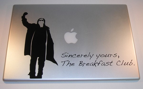 The Breakfast Club Laptop Decal Art Bender macbook