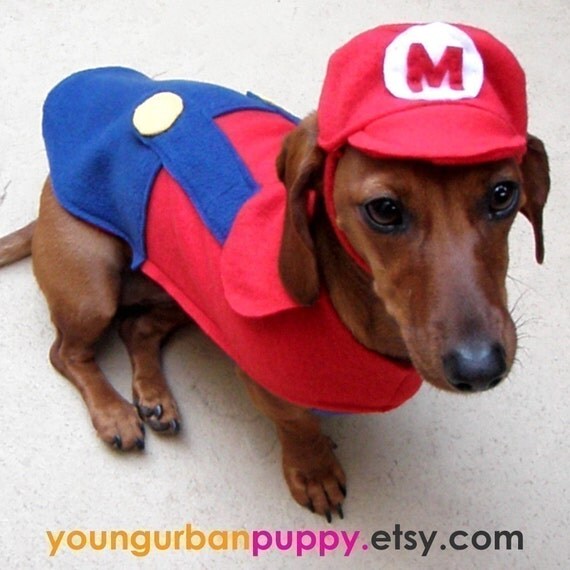 MARIO NINTENDO costume for Dogs