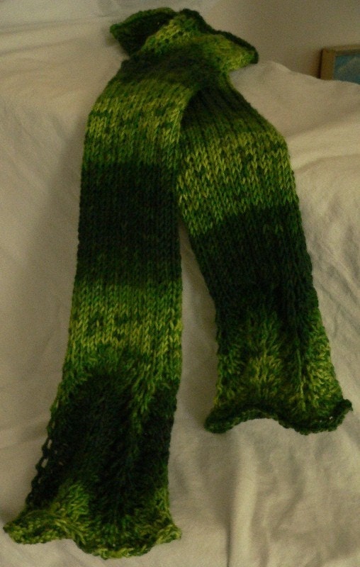 Fabulous Feather and Fan fingerless Gloves - PDF pattern only