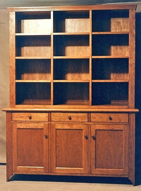 custom cherry hutch