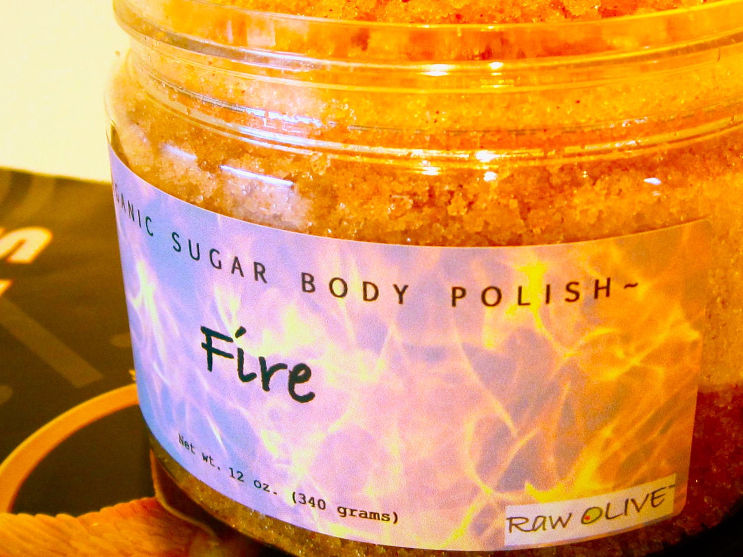 Hunger Games Inspired Fire Organic Sugar Scrub