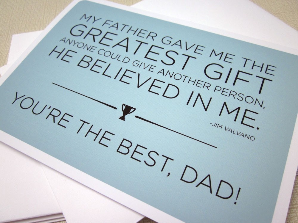 Best Dad - Father Quote Card