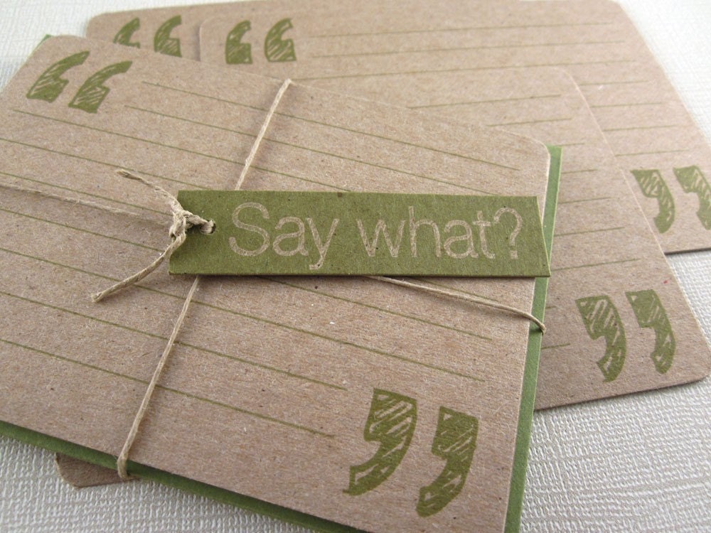 Fill-in-the-Quote Note Cards - 4PK
