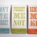 Friendly Reminder Matchbook Handmade Notepads - 3PK