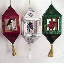 Digital Download U Make Christmans Ornament Box Pattern Tutorial Gift Box and Party Favor Template and Instructions