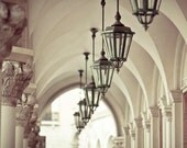 Architectural photograph, Venice wall art, mint green beige wall decor, travel print, fine art photo, 8x10 photography